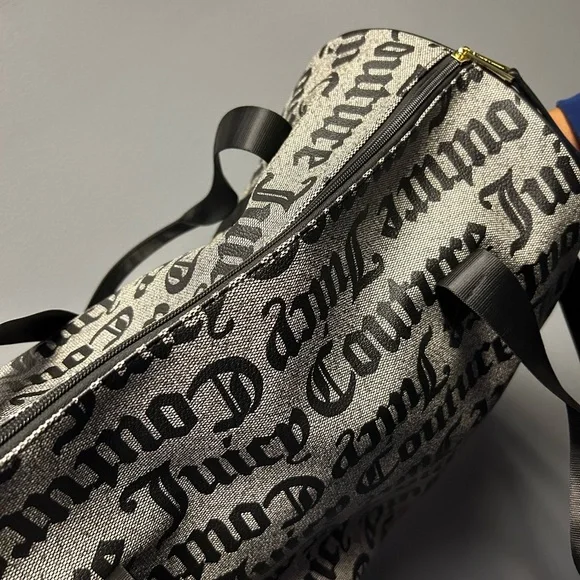 Juicy Couture Black and Gray Duffel Bag - Picture 5 of 6